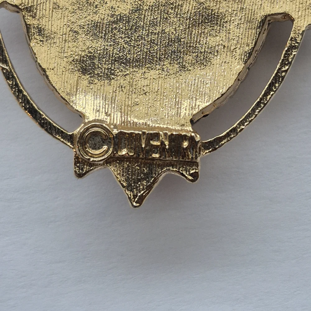 Sarah Coventry Floral Cabochon Brooch Pendant